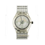 SWATCH Rushed stop-watch quarzo bracciale acciaio elastico new